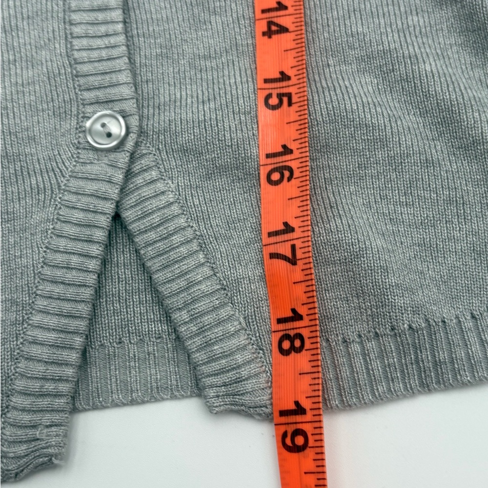 Madden Girl Gray Sleeveless Knit‎ Cardigan Sweater Vest Size S - Picture 8 of 9
